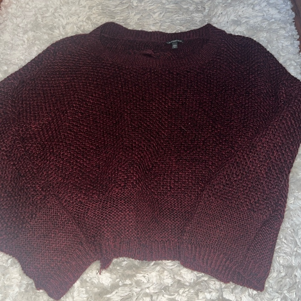 NWOT tie back sweater